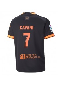 Valencia Edinson Cavani #7 Voetbaltruitje Uit tenue 2022-23 Korte Mouw